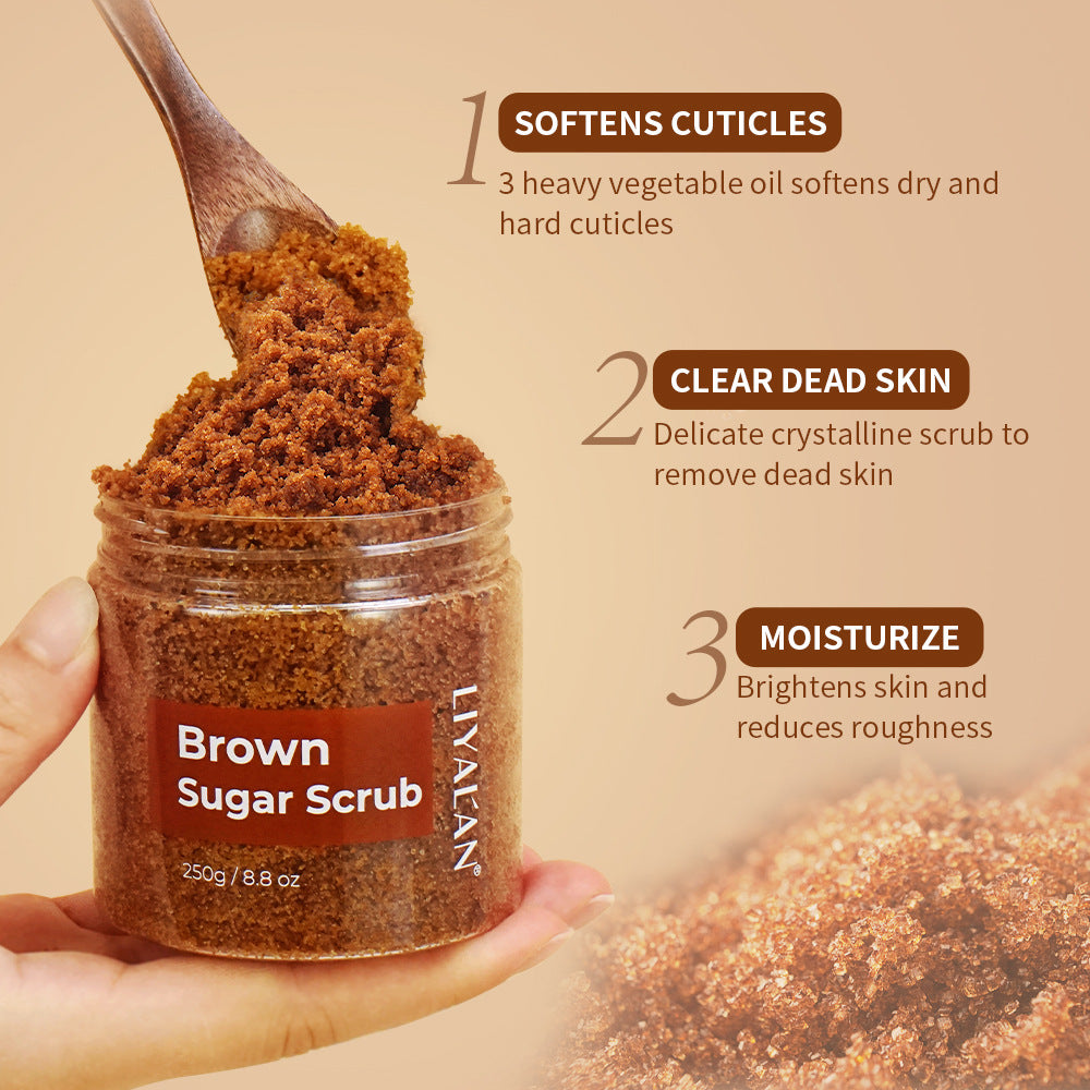 Private Label Brown Sugar Scrub, Deep Cleansing, Brightening and Smoothing Body Skin Scrub Customization 179