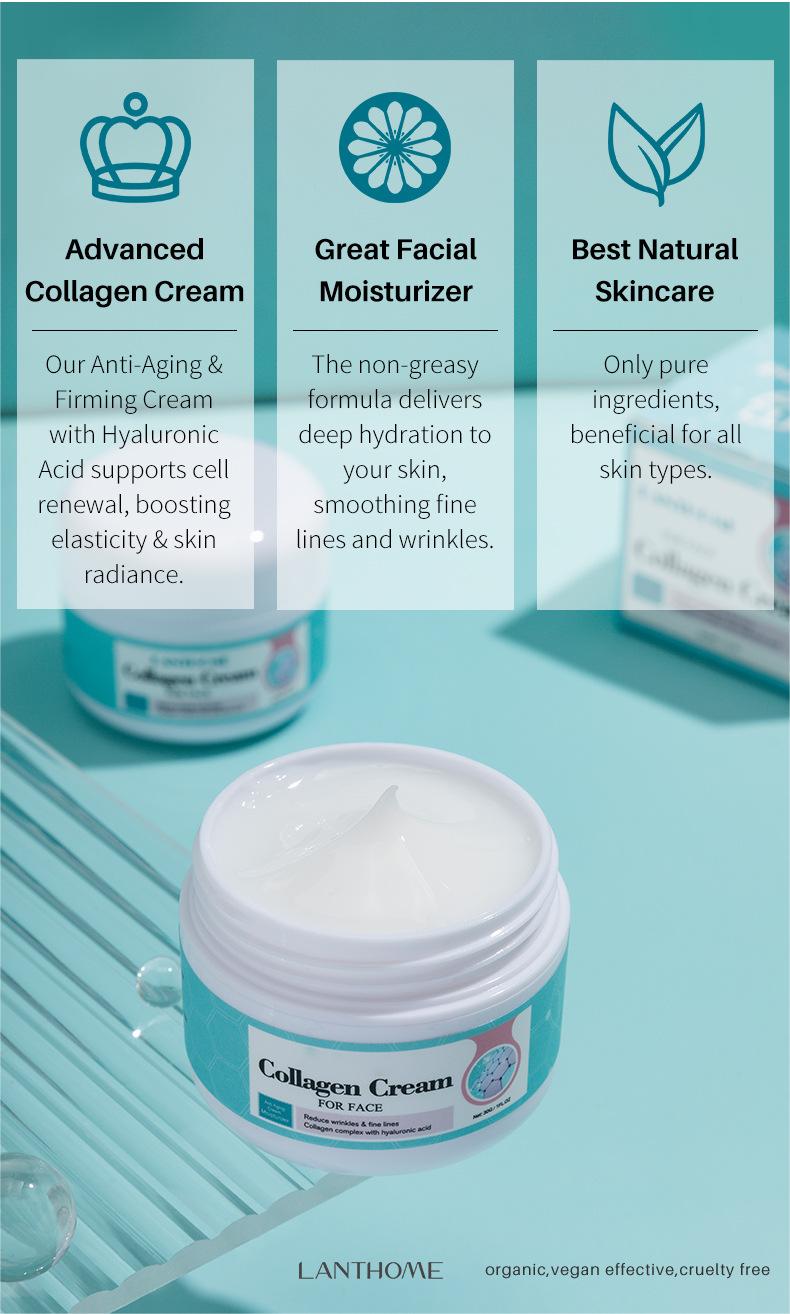 OEM Customized Collageen Cream, Reduce Wrinkles Fine Lines, Anti-aging and Moisturizing Skin 419