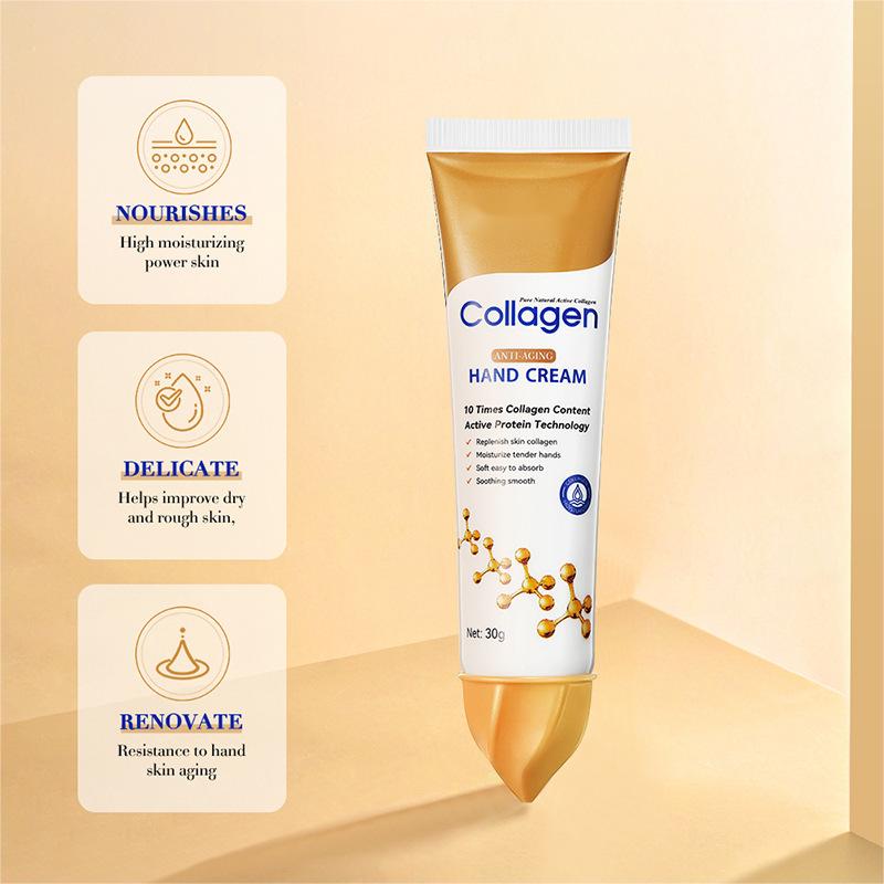 Wholesale Collagen Anti Wrinkle and Whitening Hand Cream, Hydrating and Moisturized Hand Cream Factory 454