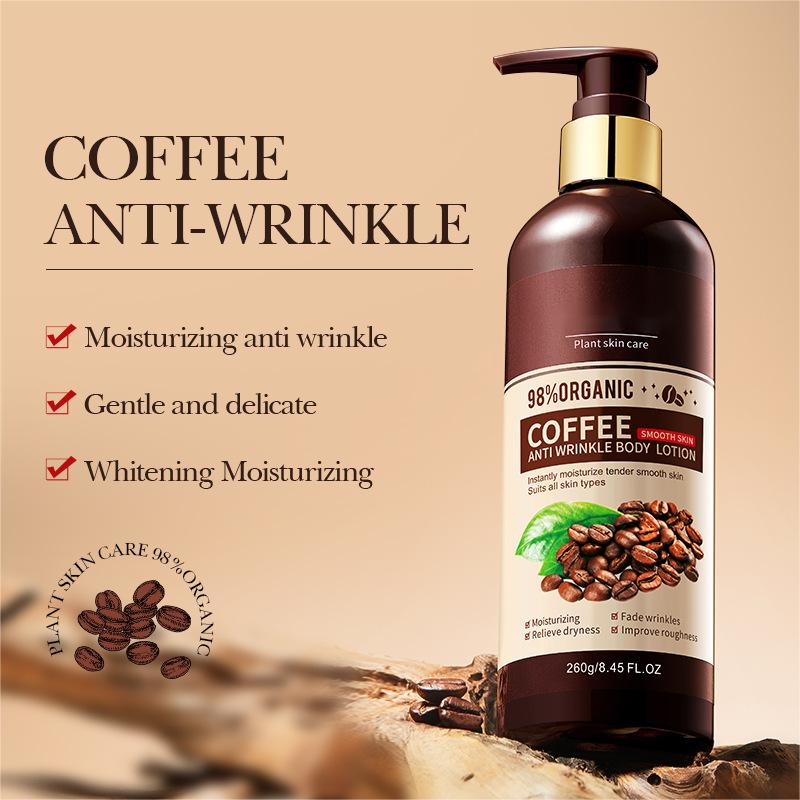 Wholesale Coffee Anti Wrinkle Body Lotion, Moisturizing and Hydrating, Delicate Skin Lotion Manufacturer 481