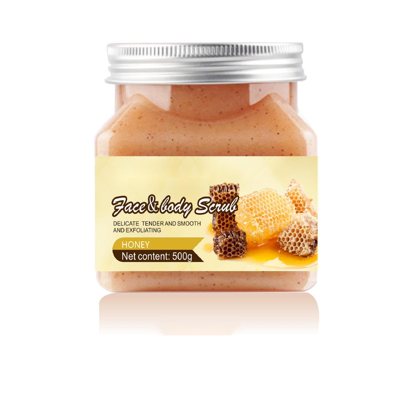 Wholesale Customized Honey Body Scrub, Sea Salt for Skin Whitening, Exfoliation, Oil Control, Body Bath Scrub 169