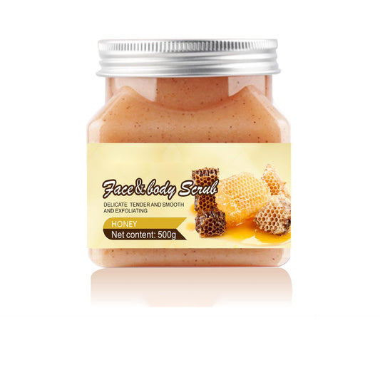 Wholesale Customized Honey Body Scrub, Sea Salt for Skin Whitening, Exfoliation, Oil Control, Body Bath Scrub 169