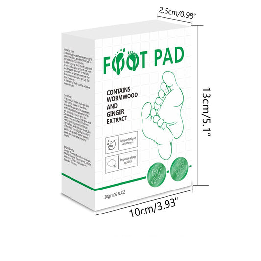 OEM Mugwort Foot Patch, Dehumidification, Ginger Heating Foot Pad Foot Care Customization 102