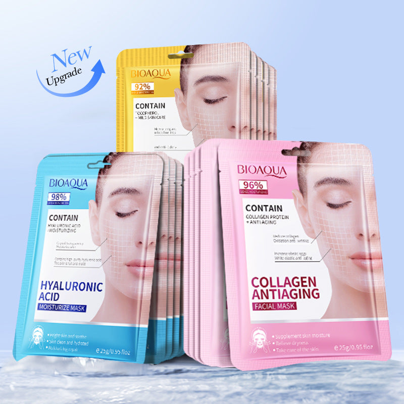 Wholesale Hyaluronic Acid Moisturizing Facial Mask, OEM Private Label Skin Care Mask Factory 508