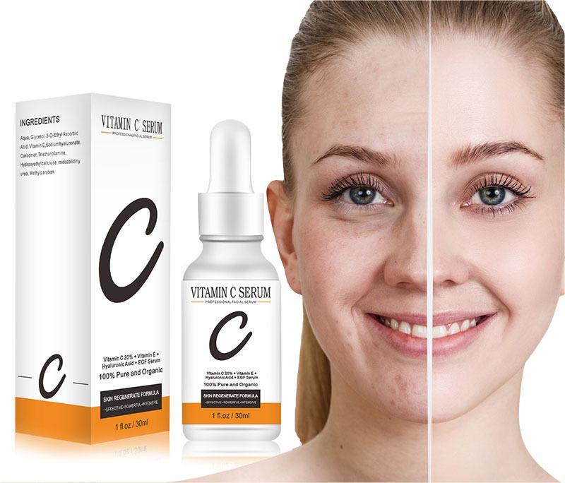 OEM Factory Brightening VC Serum Moisturizing Hydrating Essence Facial Skin Care Vitamin C Original Liquid Solution 001