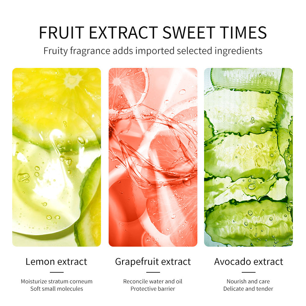 Wholesale Plant Fruit Hand Cream Set Gift Box, 30gx5 Pieces, Strawberry, Blueberry and Peach Hand Cream Customization 444