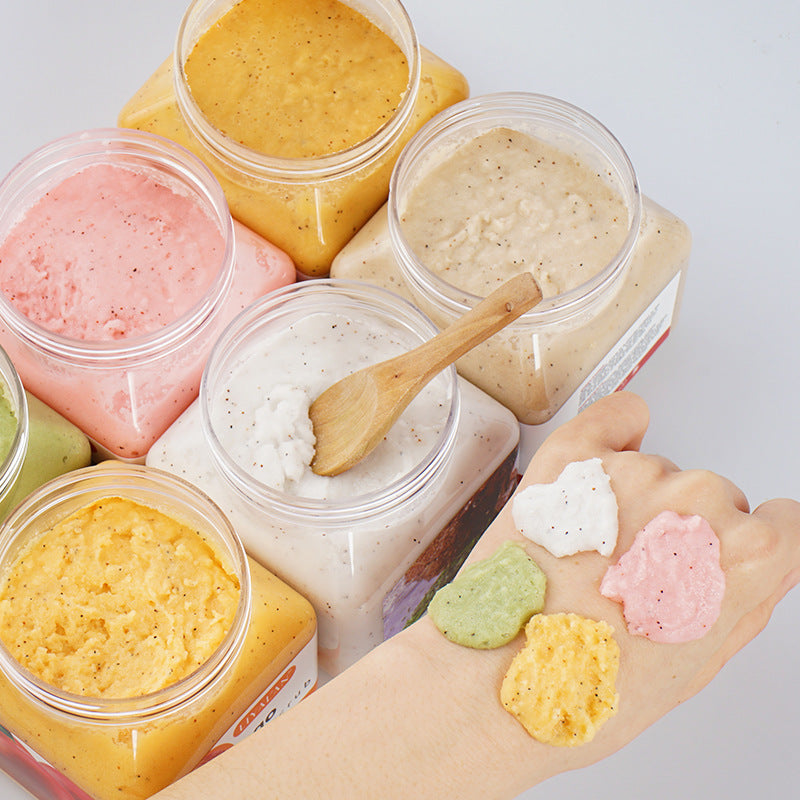 OEM & ODM Raspberry Lemon Bath Salt Scrub, Deep Cleansing, Exfoliation, Fruit Body Scrub 115