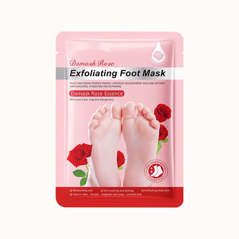 Wholesale Rose Foot Mask, Exfoliating, Deeply Moisturizing, Tender and Whitening Foot Masks Factory 465