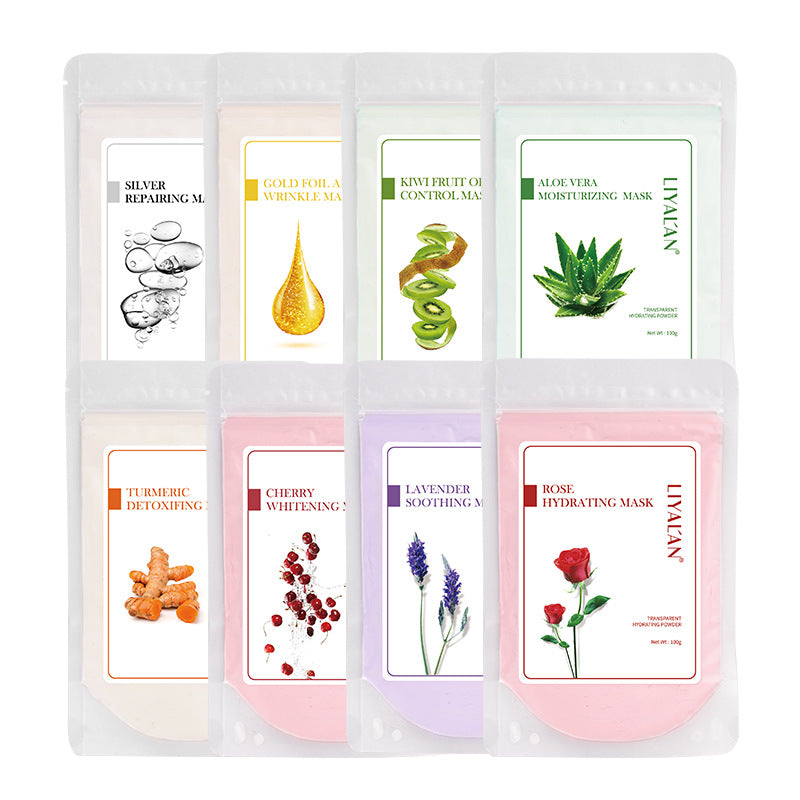 OEM Gold Foil Anti Wrinkle Crystal Mask Powder, Hydrating Soft Mask Powder, Spa Beauty DIY Jelly Mask 130