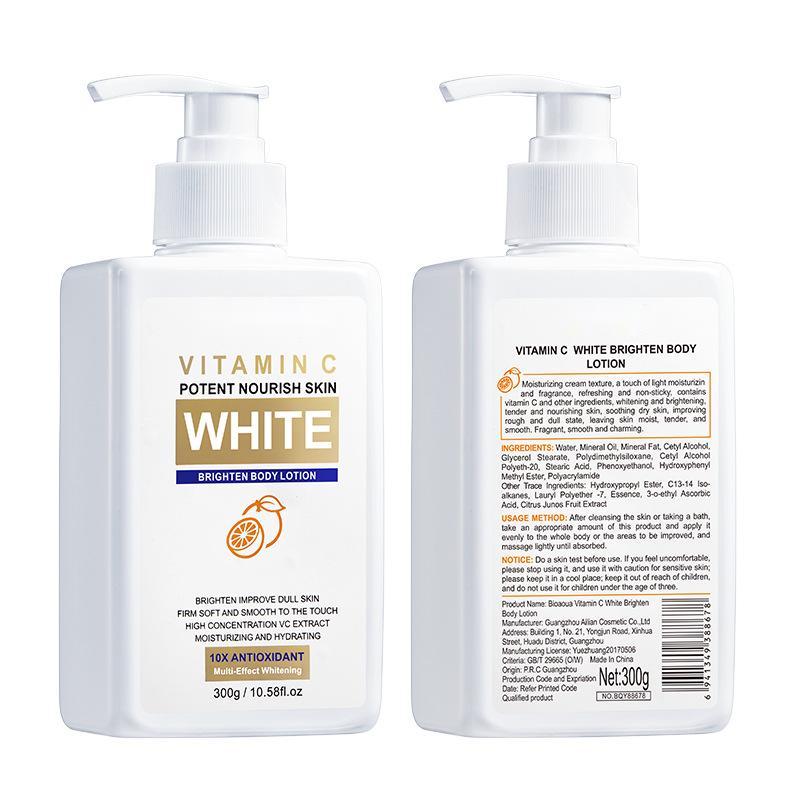 Wholesale Nourish and Brightening Skin, Private Label Vitamin C Whitening Nourish Body Lotion 470