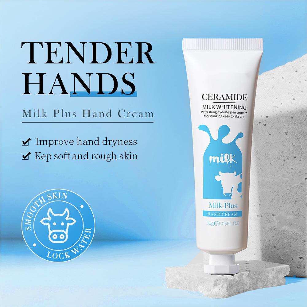 Wholesale Milk Whitening Hand Cream, Customized Moisturizing, Hydrating, Anti Cracking Hand Cream 451