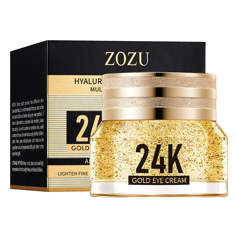 Wholesale 24K Gold Hyaluronic Acid Anti-Wrinkle Multi-Effect Eye Cream Moisturizing and Caring Eye Cream 527