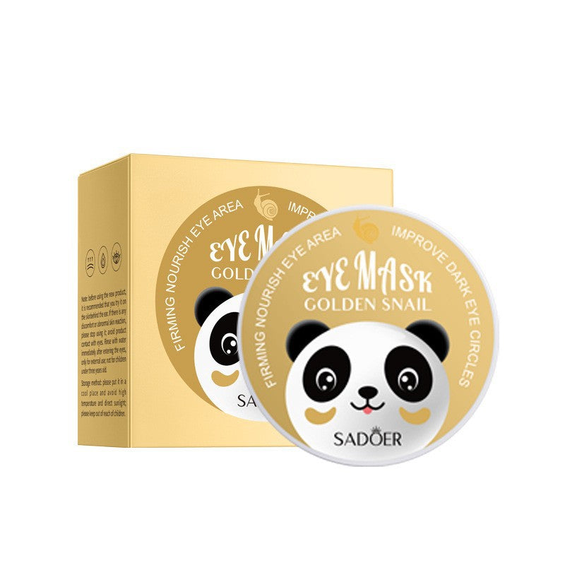 Wholesale Golden Snail Hydrating Nourish Eye Area, Improve Dark Eye Circles Eye Mask OEM Manufacturer 546