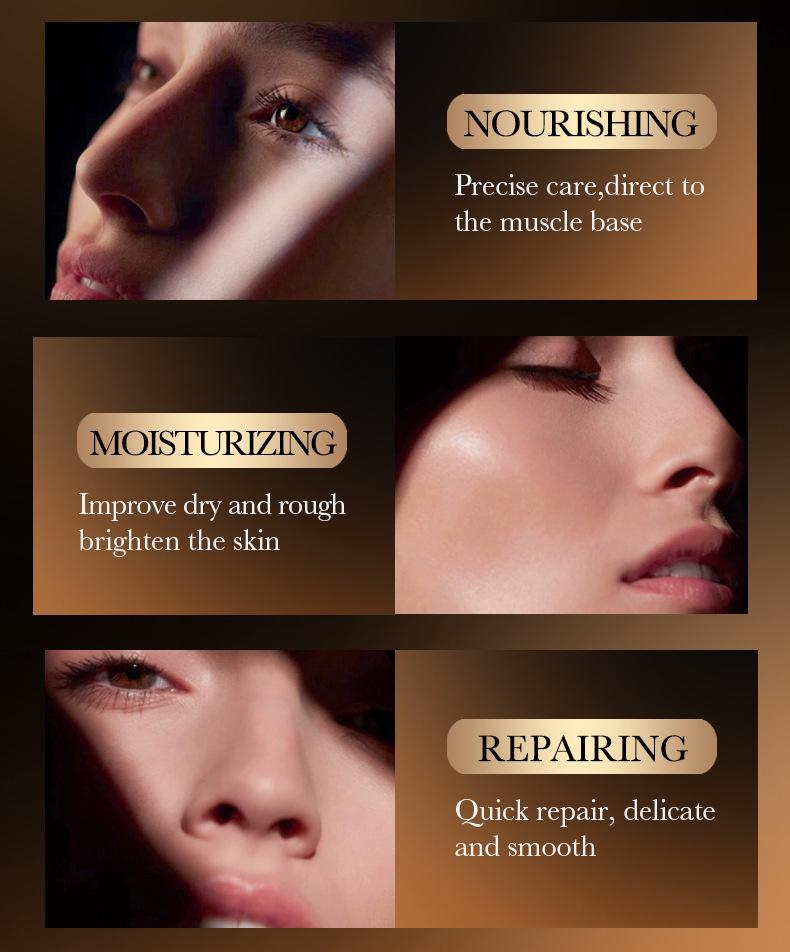 10 Pieces of Rice Raw Pulp Whitening Serum, Repairing Nourishing Moisturizing Facial Serum