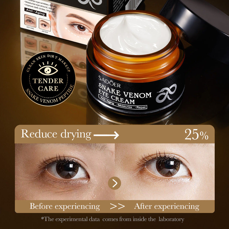 Wholesale OEM Snake Venom Eye Cream, Smoothen Eye Wrinkles, Firming Moisturize Eye Around Skin 539