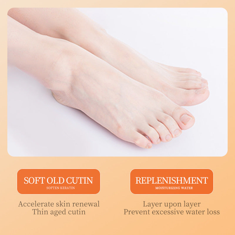 Wholesale Vitamin C Whitening and nourishing foot mask, moisturizing, lightening foot lines, and exfoliating 466