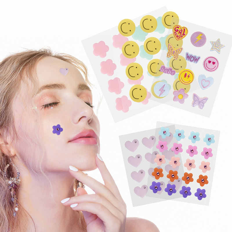 OEM Star and Heart Shape Pimple Remove Patch Hydrocolloid Acne Absorbing Cover Patches Acne