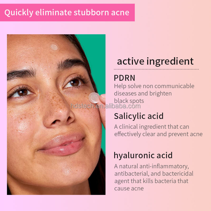 Micro Needle Patch Manufacturers' Invisible Spot Remover Effective Circle Shape for Pimple Patch Treatment