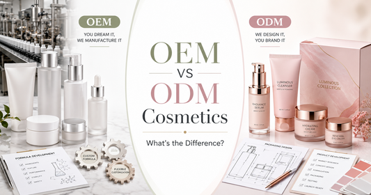 OEM vs ODM Cosmetics: What Is the Difference?