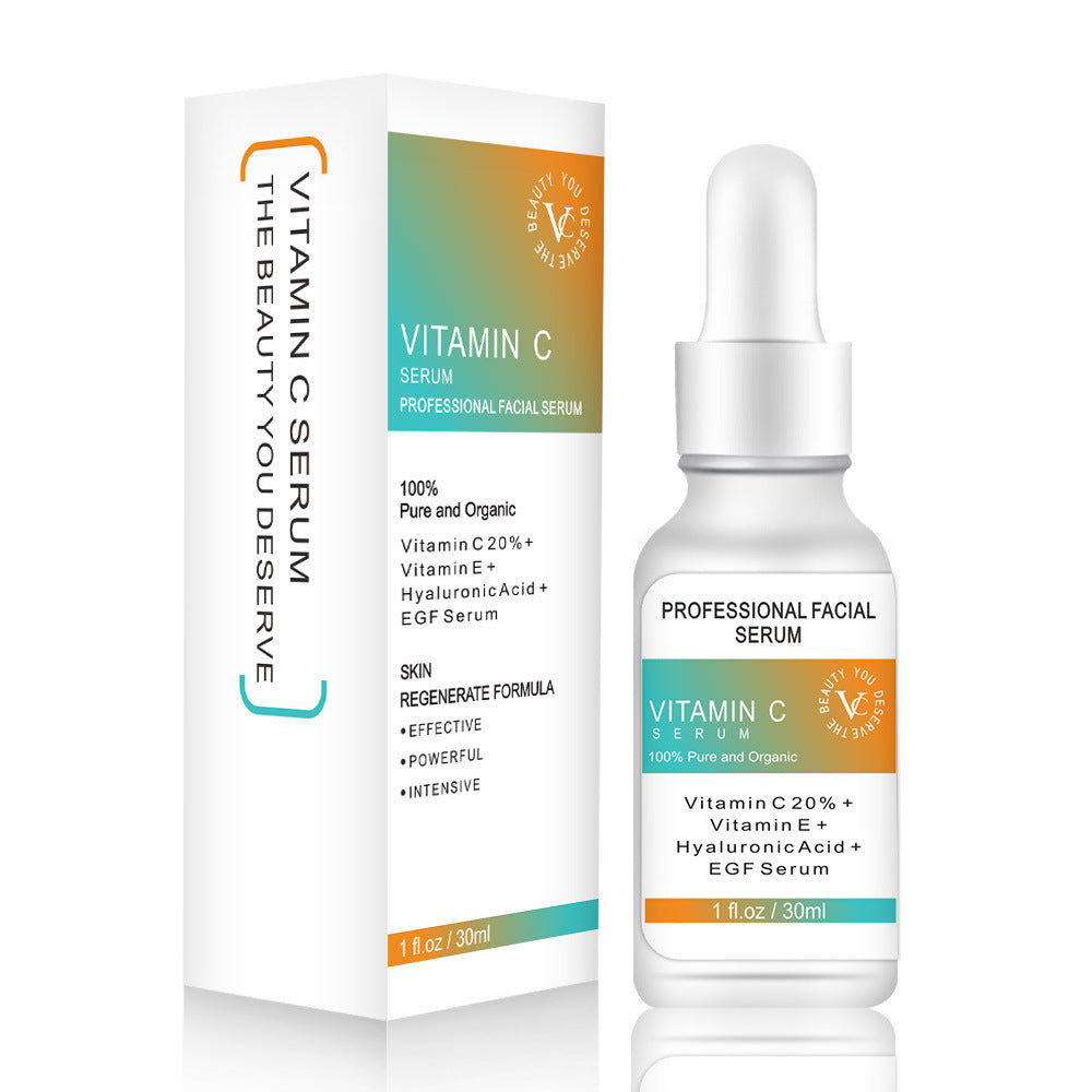 OEM ODM Wholesale Brightening VC Essence Moisturizing Hydrating Essence Facial Vitamin C Whitening Liquid Serum 002
