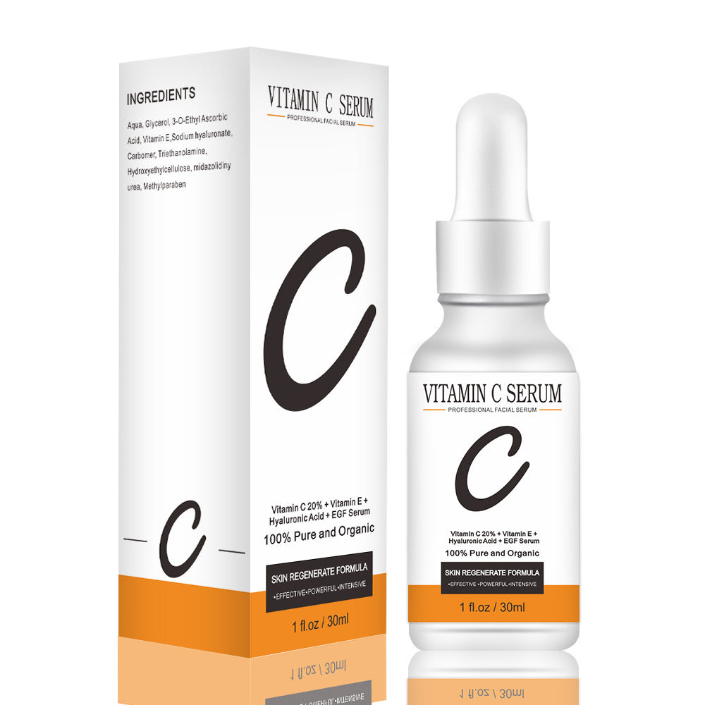 OEM Factory Brightening VC Serum Moisturizing Hydrating Essence Facial Skin Care Vitamin C Original Liquid Solution 001