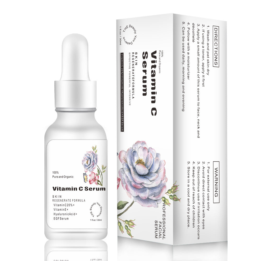 OEM Factory Whitening VC Essence Moisturizing Hydrating Facial Skin Care Vitamin C Original Liquid Serum 003