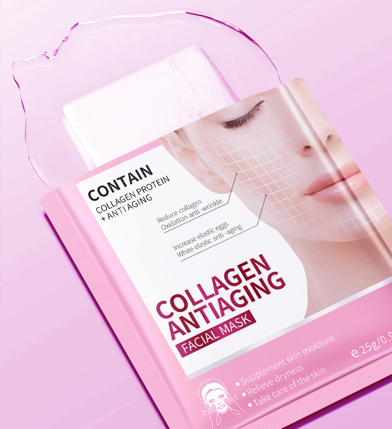 Wholesale Collagen Anti Aging Facial Mask, OEM Private Label Skin Care Mask 507