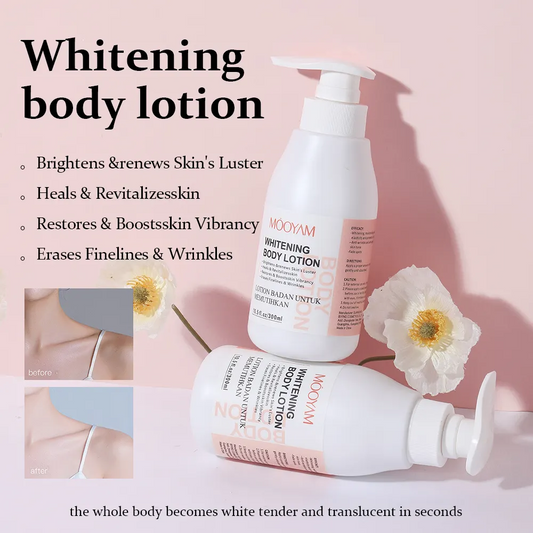 High Quality Wholesale Private Label Luxury Moisturizing Nourishing Lighteing Natural Skin Whitening Body Lotion 576