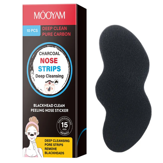 Organic Bamboo Charcoal Deep Cleansing Blackhead Removal Peel Off Patches Pore Sharking Black Nose Strips 592