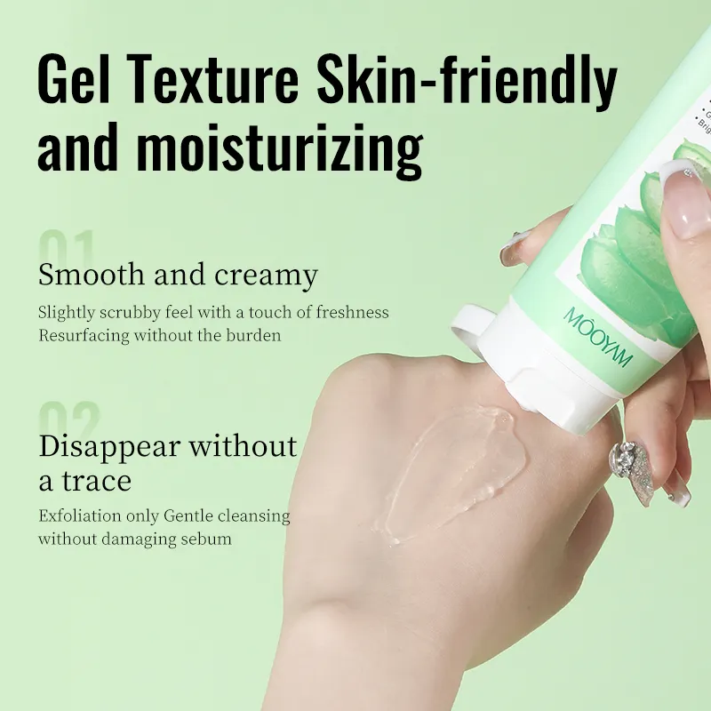 Private Label Exfoliating Aloe Sparkling Peeling Gel Dead Skin Removal Natural Deep Exfoliator Scrub Cleansing Peeling Gel 594