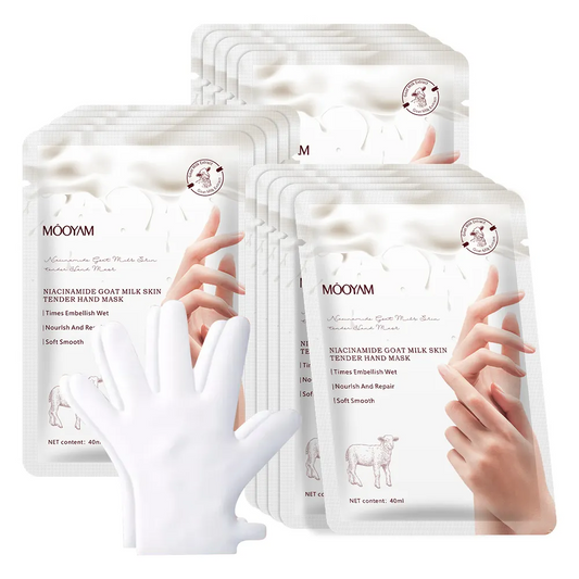 Wholesale Skin Care Moisturizing Peeling Gloves Hand Mask Whitening Goat Milk Hand Sheet Mask 620