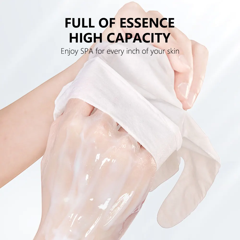 Wholesale Skin Care Moisturizing Peeling Gloves Hand Mask Whitening Goat Milk Hand Sheet Mask 620