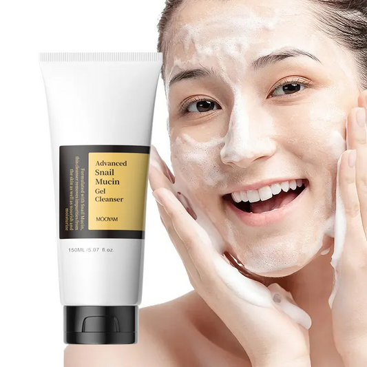 Private Label Korean Skincare Face Wash Hydrating Smoothing Facial Cleanser Advanced Snail Mucin Gel Cleanser 628