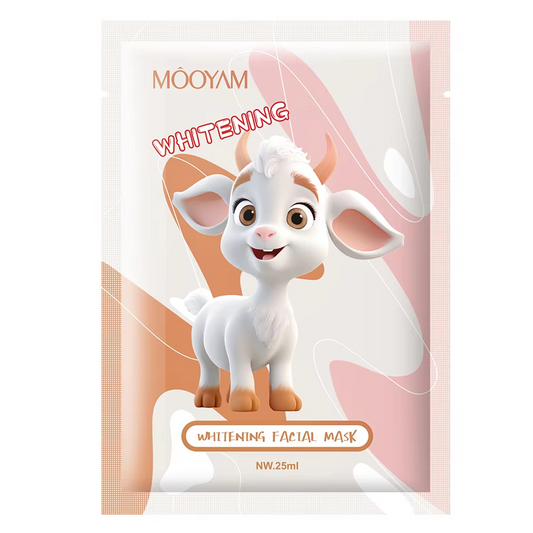 Customized Animals Goat Sheet Masks Moisturizing Whitening Facial Animal Organic Cotton Beauty Face Mask 644