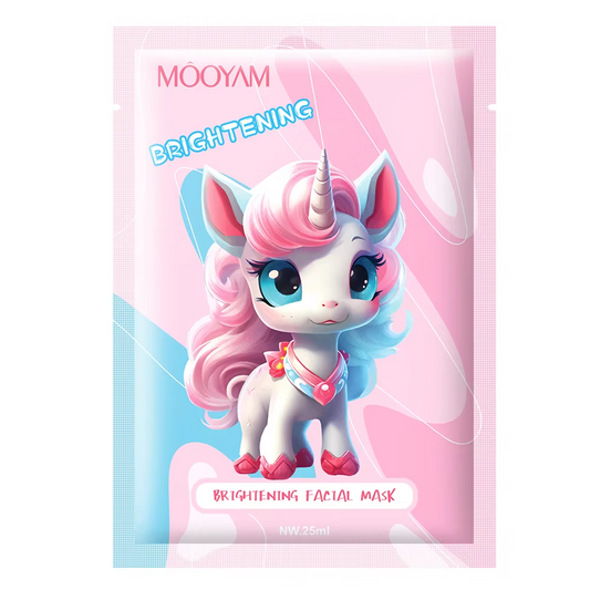 Wholesale Animals Unicorn Sheet Masks Moisturizing Whitening Facial Animal Organic Cotton Beauty Face Mask 642