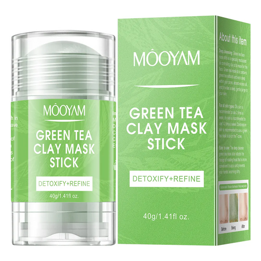 Wholesale Face Skin Care Cleansing Mask Purifying Clay Cream Face Mud Private Label Organic Green Tea Mask Stick 652