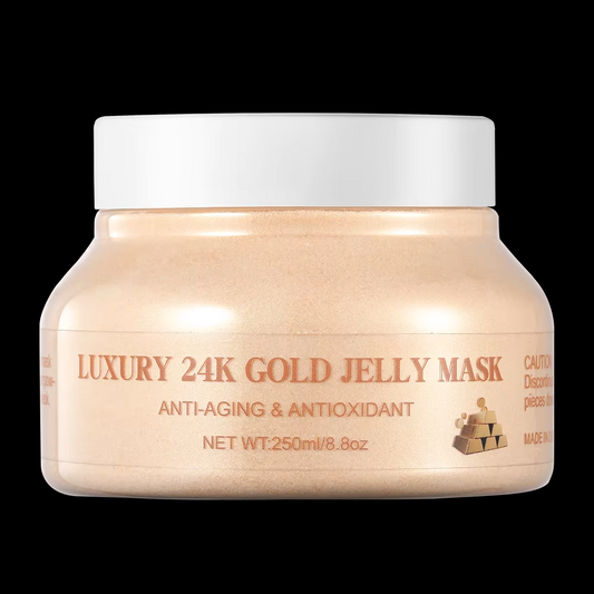 Wholesale Luxury 24K Gold Peel Off Mask Whitening Masks Sap Face Care Peel Off Moisturizing Jelly Mask Powder 680