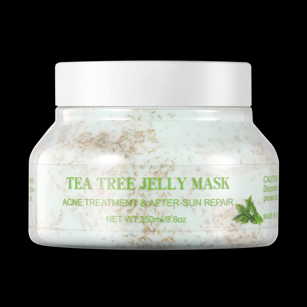 Customized Tea Tree Bentonite Whitening Mask Sap Face Care Peel Off Moisturizing Jelly Mask Powder 688