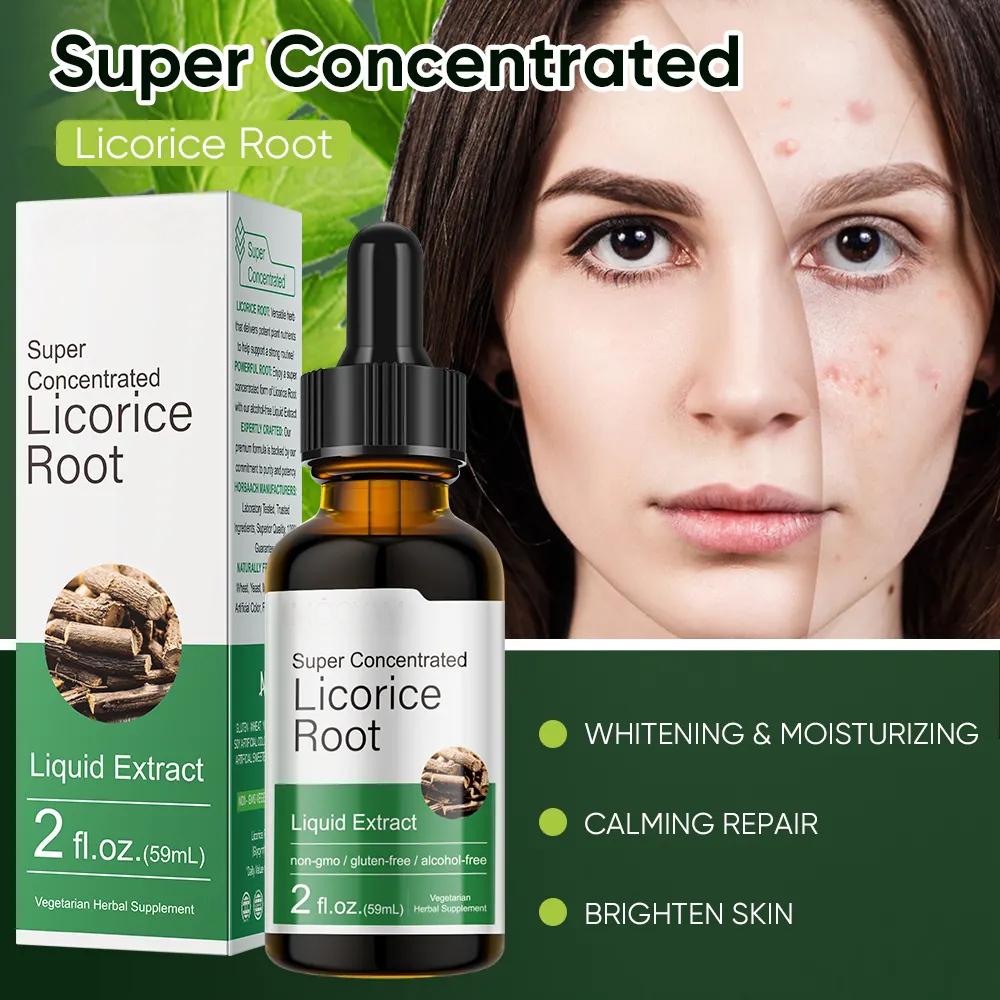 Beauty Herbal Licorice Root Serum Anti Inflammatory Facial Whitening Moisturizing Anti Acne Serum For Face 726