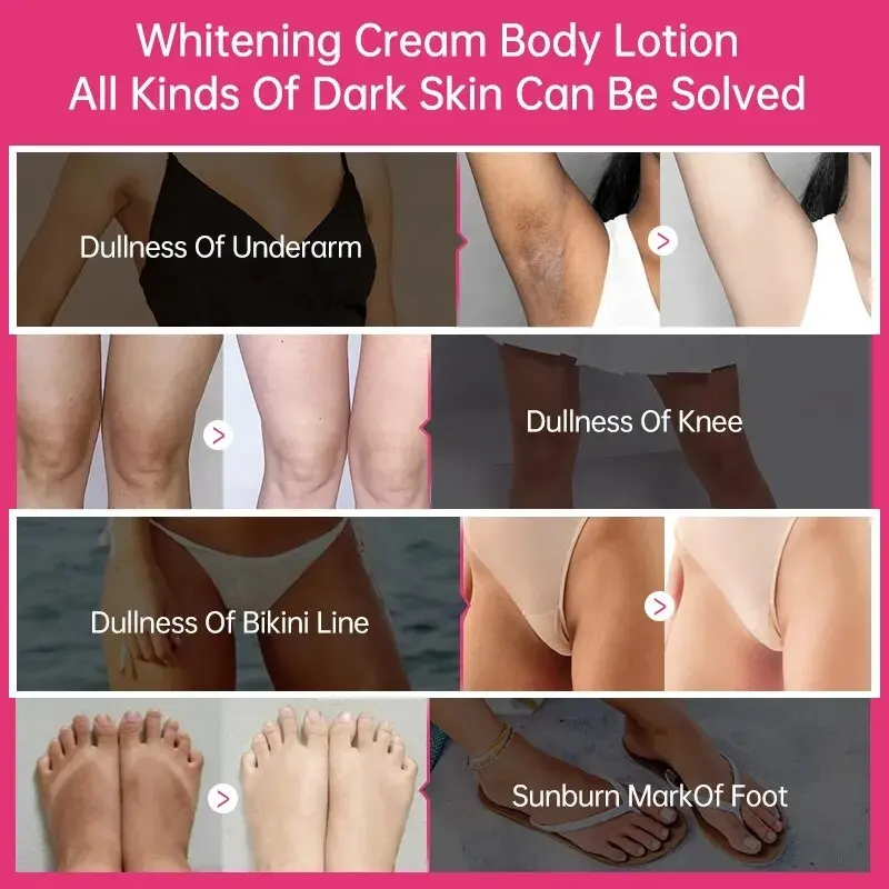 500ml Bleaching Body Lotion Lightening Arbutin Skin Whitening Cream Brightening Moisturizer Whitening Body Lotion 736