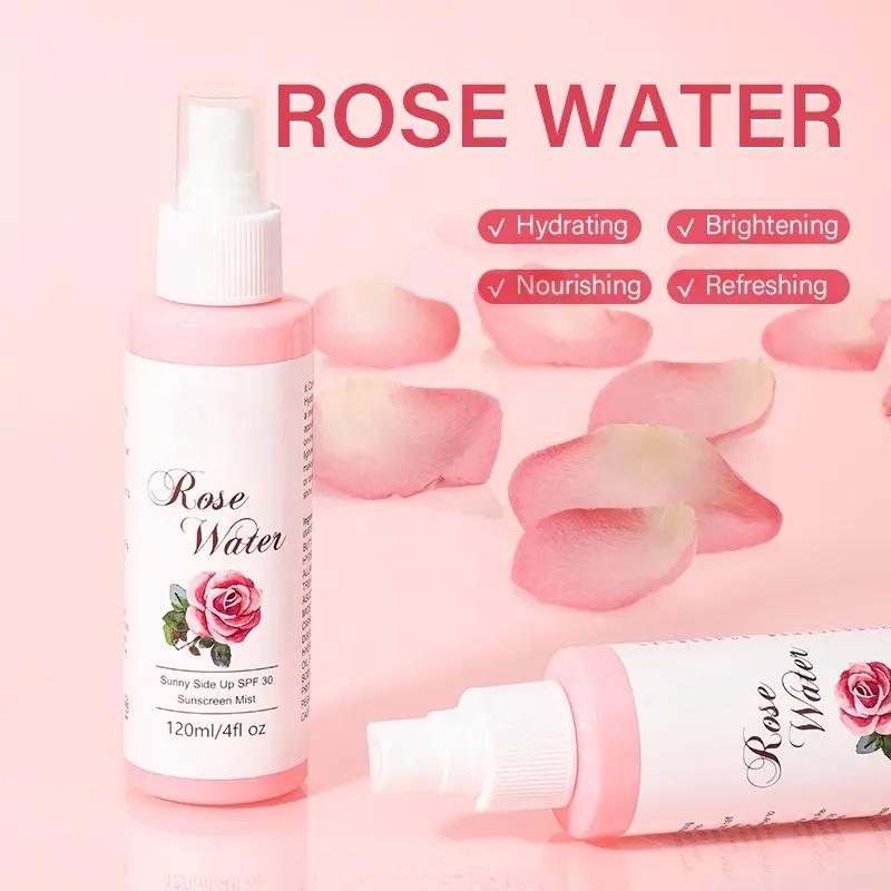 Natural Organic Rosewater Agua De Rosas Facial Mist Hydrating Skin Care Spray Face Toner Rose Water 764