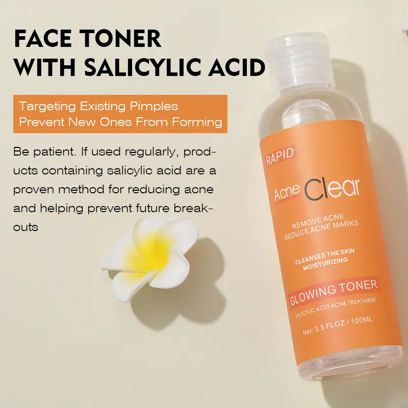 Wholesale OEM ODM Acid Salicylic Acid Serum Private Label Skin Repairing Face Anti Acne Treatment Toner 910