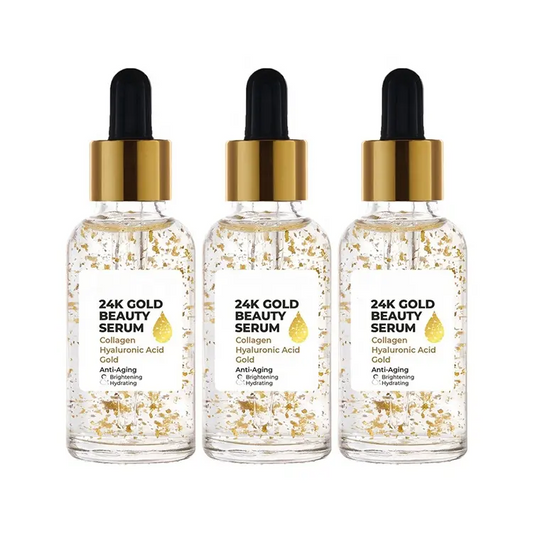 Customized 24K Gold Beauty Face Care Serum Facial Care Collagen Hyaluronic Acid Pure Gold Facial Serum 942