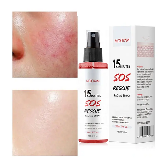 SOS Daily Rescue Facial Spray Repair Facial Redness Essence Soothing Intensive Rescue Serum Facial Spray 1069