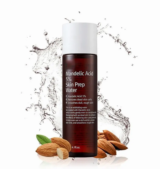 Private Label 120Ml Mandelic Acid 5% Skin Prep Water Remove Dead Skin Cells Facial Exfoliating Aha Toner 1075