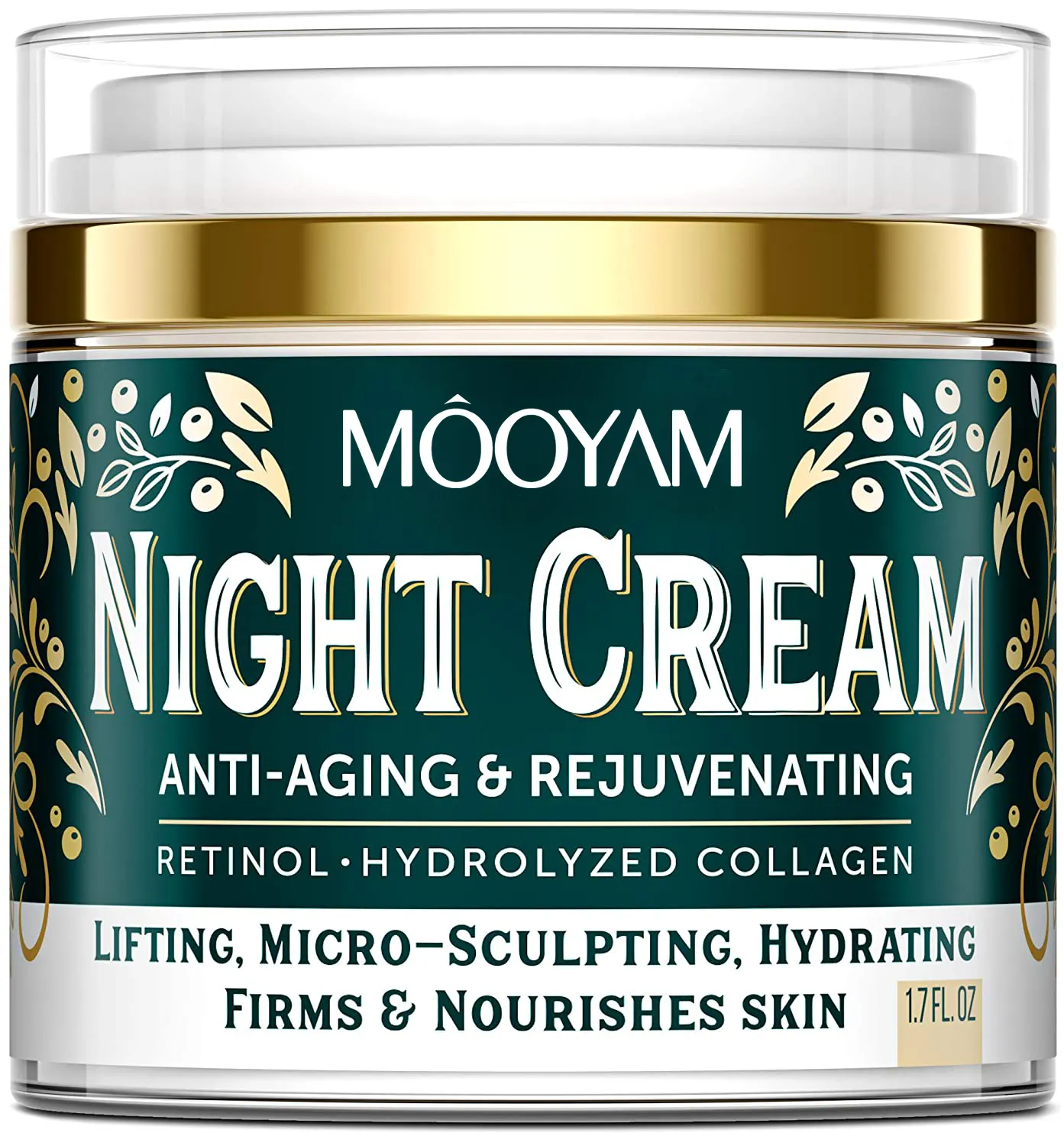 OEM Private Label Night Cream Moisturizing Anti Aging Rejuvenating Collagen Night Cream For Face 1113