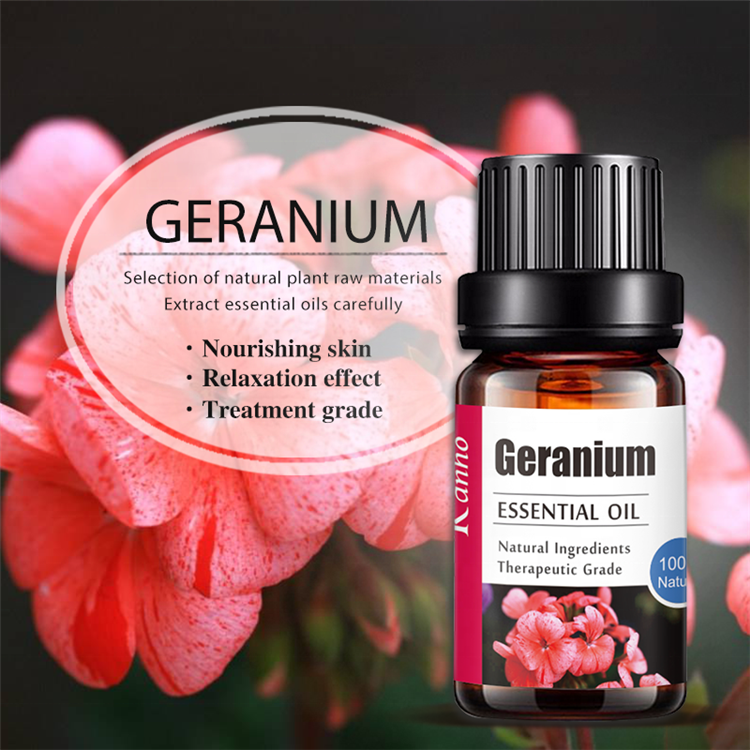 Wholesale Geranium Aromatherapy Essential Oil Factory, OEM Essential Oils with Personal Label 068