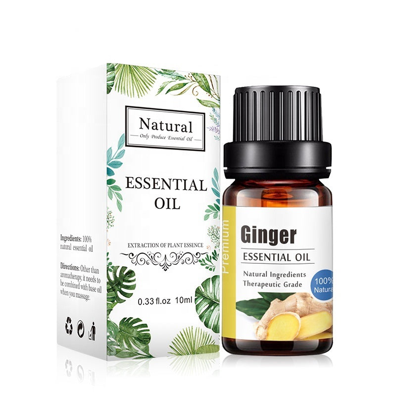 Wholesale Ginger Aromatherapy Essential Oil, OEM Essential Oils with Personal Label 067