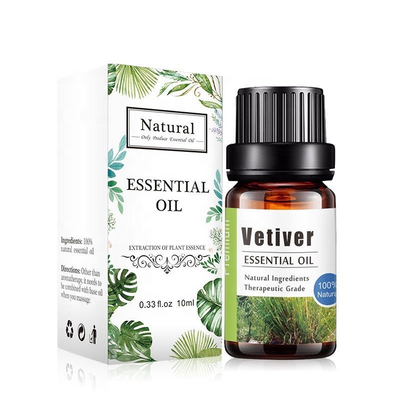 OEM Vetiver Aromatherapy Essential Oil, Private Label Single Massage Essential Oils 045
