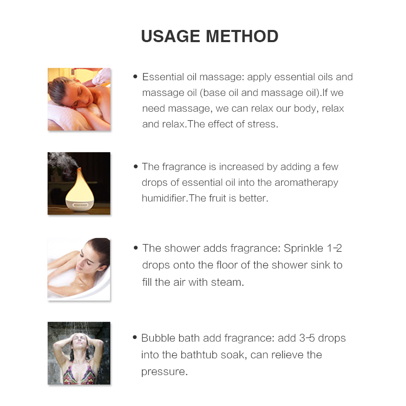 Natural Lavender Aromatherapy Essential Oil, Private Label Single Massage Essential Oils 043